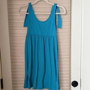 Blue Sleeveless Dress